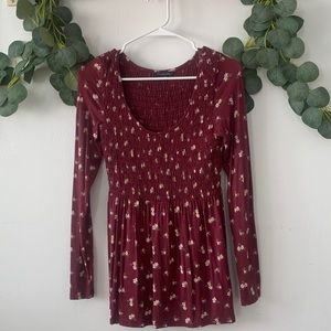 American Eagle - Peasant Top